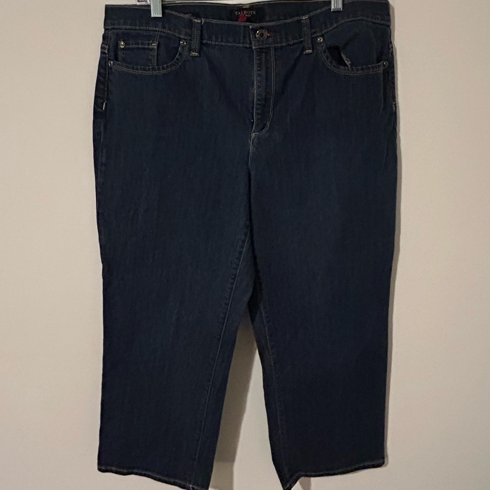 Talbots Dark Blue Ankle Jeans